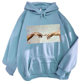 Creation of Adam, Michelangelo Hoodie